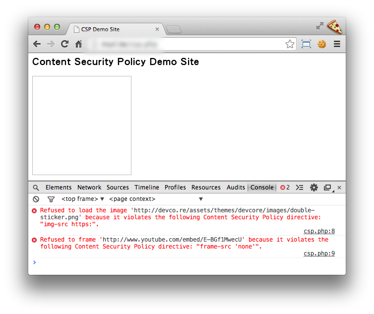 使用 Content-Security-Policy 限制 img 與 frame 的來源